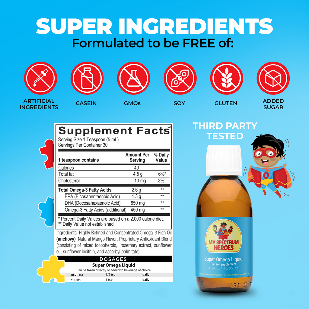 Super Omega Liquid Dietary Supplement