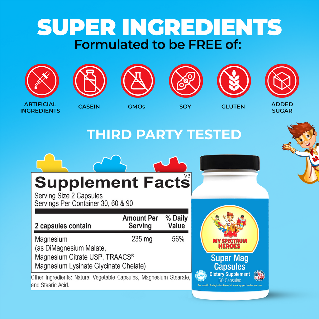 Super Mag Capsules Dietary Supplement